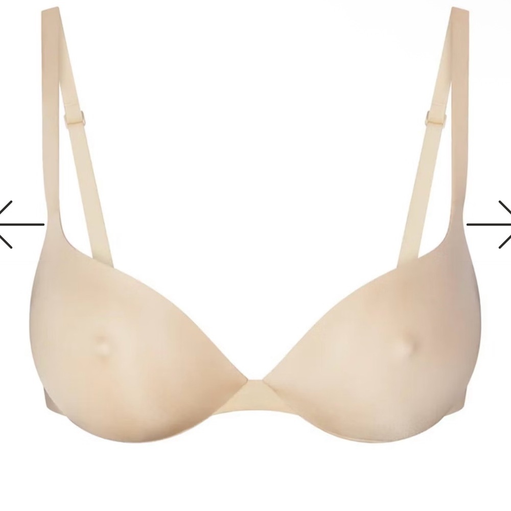 Skims Ultimate Nipple Push-Up Bra (Sand) Size 34C